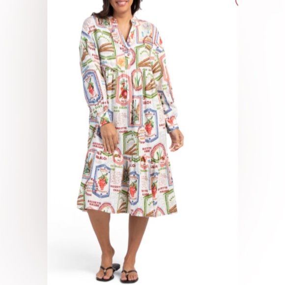 Maison D’Amelie Dresses & Skirts - Maison d'Amélie Paris themed 3/4 sleeve dress